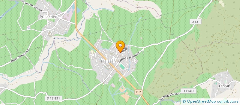 localisation de l'entreprise FULCRAND ENERGIE  PUILACHER