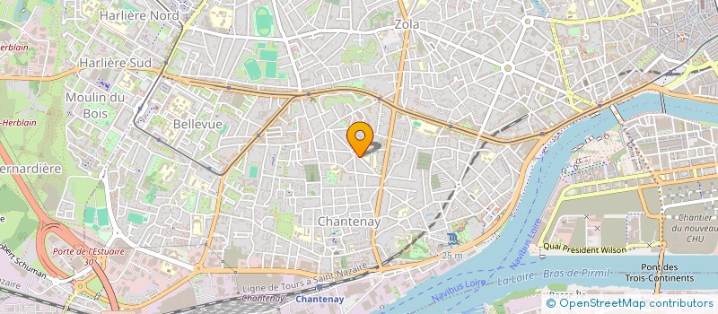 localisation de l'entreprise FULCRUM CHANTENAY à NANTES