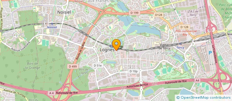 localisation de l'entreprise FULGA TOITURE à LOGNES