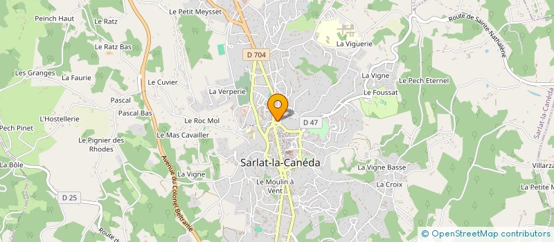localisation de l'entreprise FULGATOR à SARLAT-LA-CANEDA