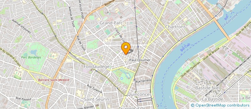 localisation de l'entreprise FULGENCE ET FEYDIEU à BORDEAUX