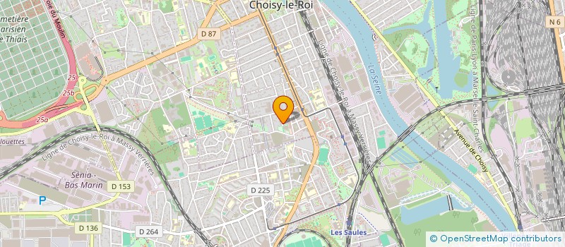 localisation de l'entreprise FULGEO à CHOISY-LE-ROI