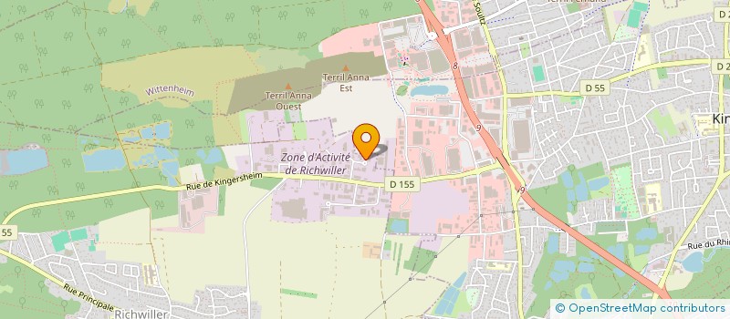 localisation de l'entreprise FULGRAFF AUTO  RICHWILLER