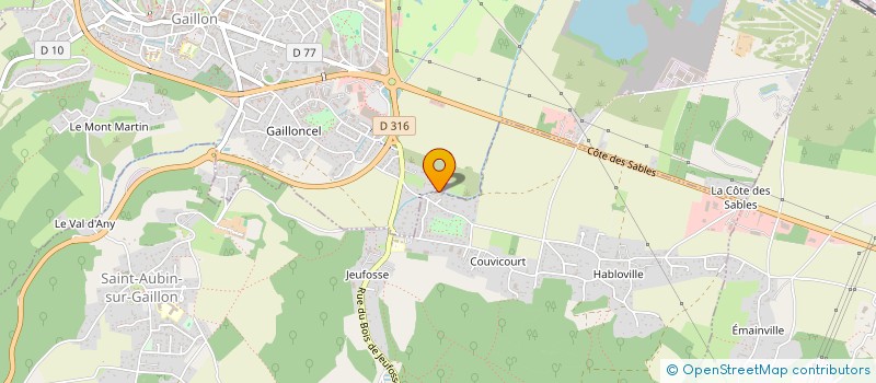 localisation de l'entreprise FULGUR  GAILLON