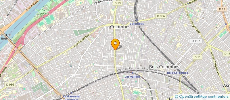 localisation de l'entreprise FULGUR AUDIO  COLOMBES