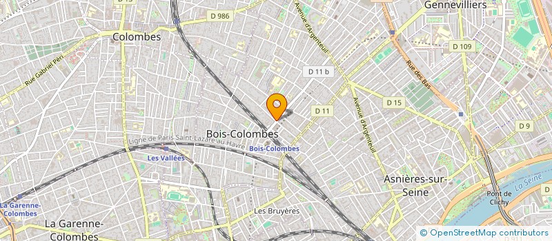 localisation de l'entreprise FULI NAILS à BOIS-COLOMBES