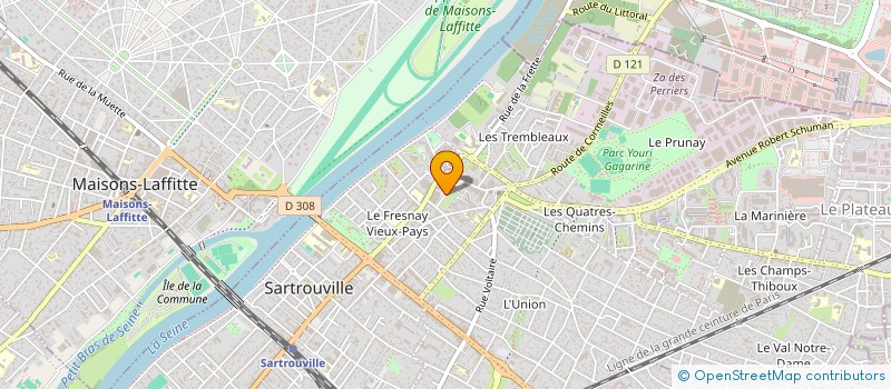 localisation de l'entreprise FULL ACADEMY à SARTROUVILLE