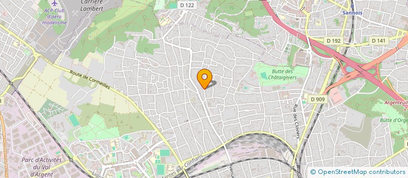 localisation de l'entreprise FULL ART ART & EVOLUTION  ARGENTEUIL