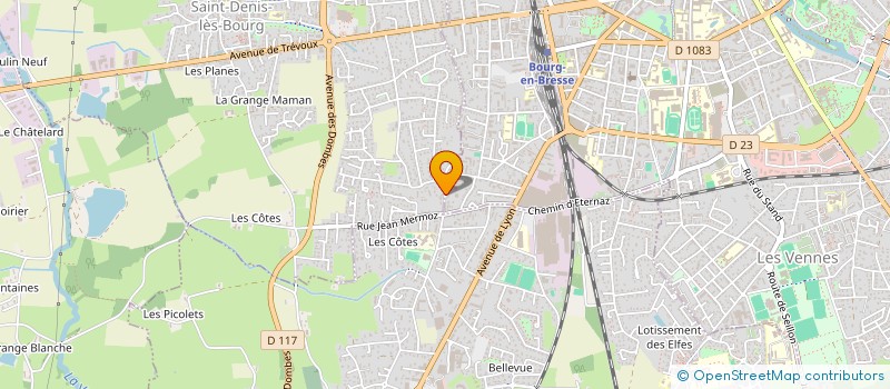 localisation de l'entreprise FULL BOXING MARBOZ à BOURG-EN-BRESSE