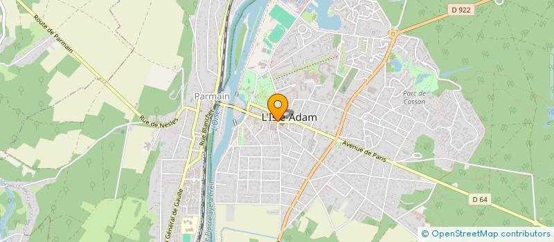 localisation de l'entreprise FULL BUSINESS SOLUTIONS à L'ISLE-ADAM