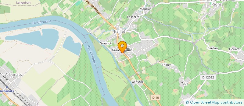 localisation de l'entreprise FULL COLOR  TABANAC