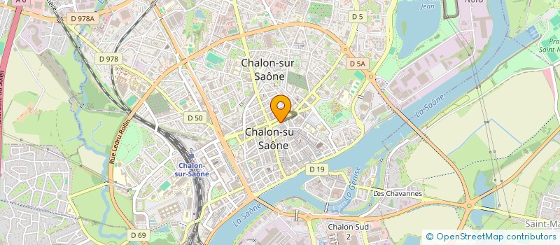 localisation de l'entreprise FULL- CONTACT CHALONNAIS à CHALON-SUR-SAONE