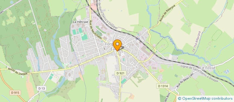 localisation de l'entreprise FULL CONTACT ENERGIE  FORGES-LES-EAUX