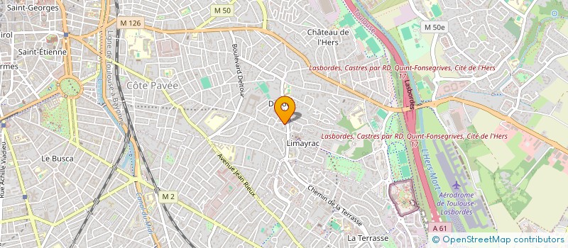 localisation de l'entreprise FULL CONTACT LEO LAGRANGE à TOULOUSE