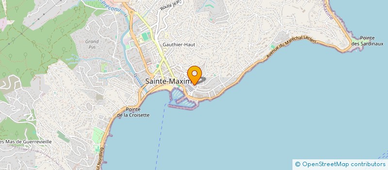 localisation de l'entreprise FULL CONTACT MAXIMOIS à SAINTE MAXIME