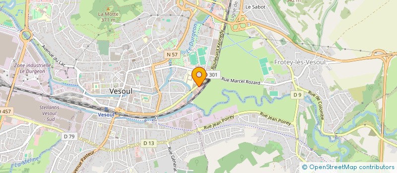 localisation de l'entreprise FULL CREATION  VESOUL