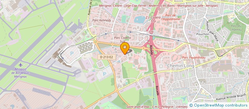 localisation de l'entreprise FULL FLY à MERIGNAC