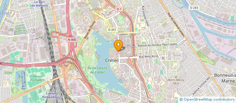 localisation de l'entreprise FULL FORMATION ET PREVENTION  CRETEIL