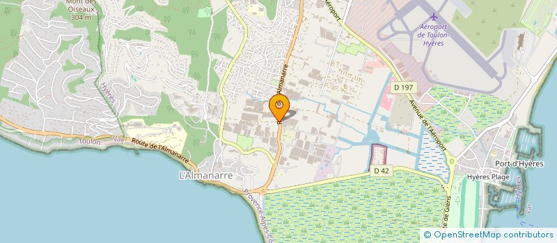 localisation de l'entreprise FULL GARDEN  HYERES