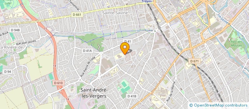 localisation de l'entreprise FULL GOSPEL COMMUNITY (FGC)  SAINT-ANDRE-LES-VERGERS