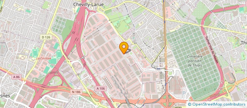 localisation de l'entreprise FULL HOUSE  CHEVILLY-LARUE