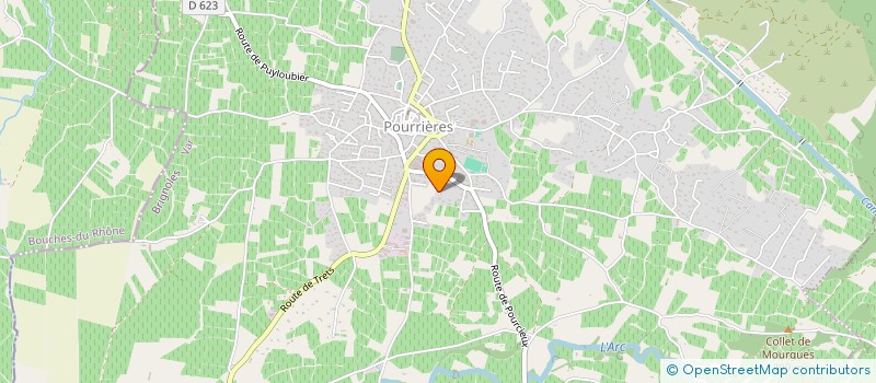 localisation de l'entreprise FULL IMMO 83  POURRIERES