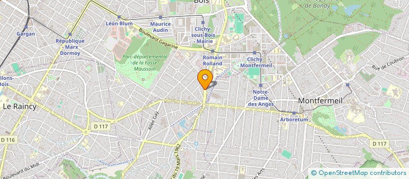localisation de l'entreprise FULL IN ZERAN SARL à CLICHY-SOUS-BOIS
