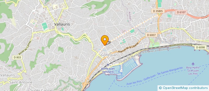 localisation de l'entreprise FULL KICK BOXIG MOUGINS LE HAUT  VALLAURIS