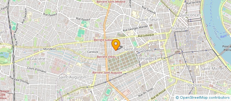 localisation de l'entreprise FULL METAL JACQUET à BORDEAUX