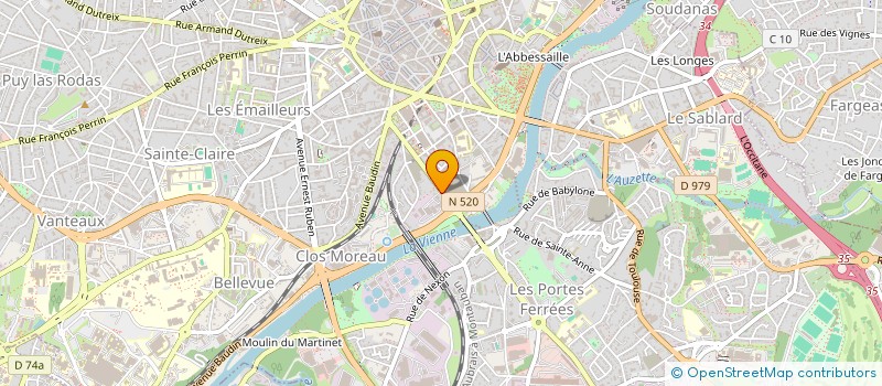 localisation de l'entreprise FULL MOON ANALYTICS à LIMOGES