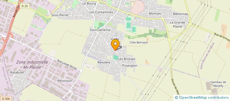 localisation de l'entreprise FULL OCCAS à GENAS