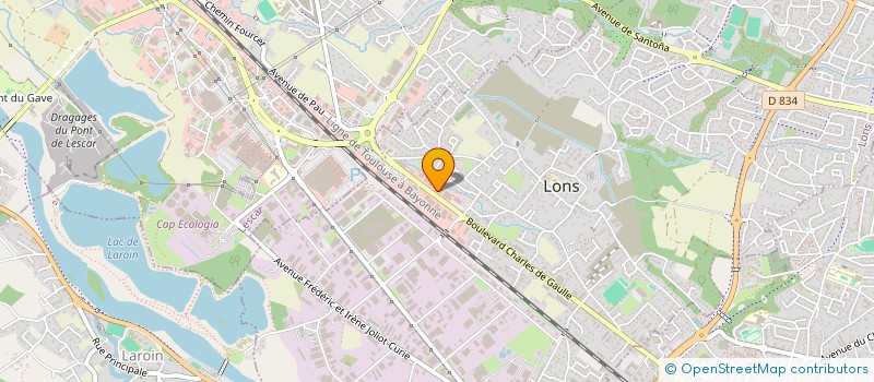 localisation de l'entreprise FULL POWER  LONS