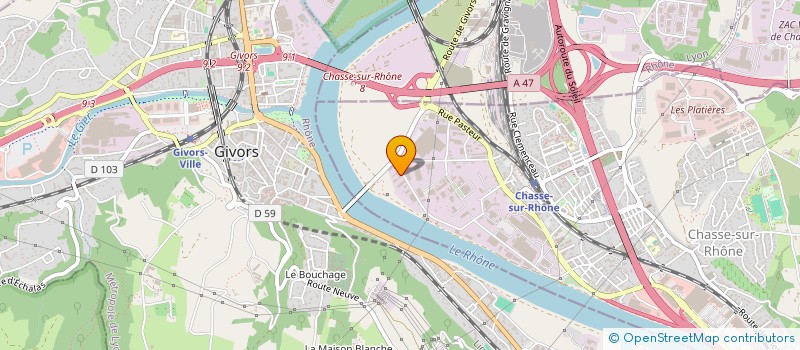 localisation de l'entreprise FULL PRESTIGE CARS à CHASSE-SUR-RHONE