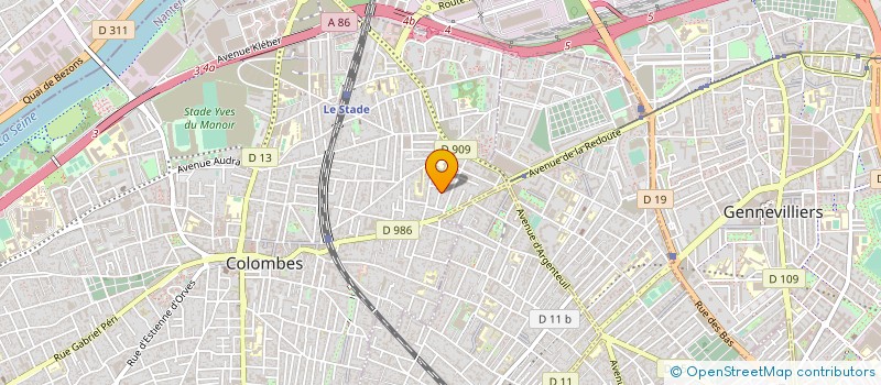 localisation de l'entreprise FULL RENOV à COLOMBES