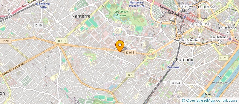 localisation de l'entreprise FULL RIDE TRANSPORT  NANTERRE