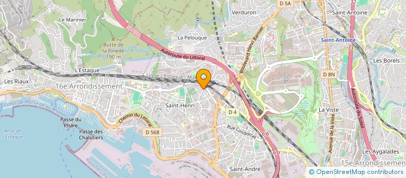 localisation de l'entreprise FULL SERVICES à MARSEILLE