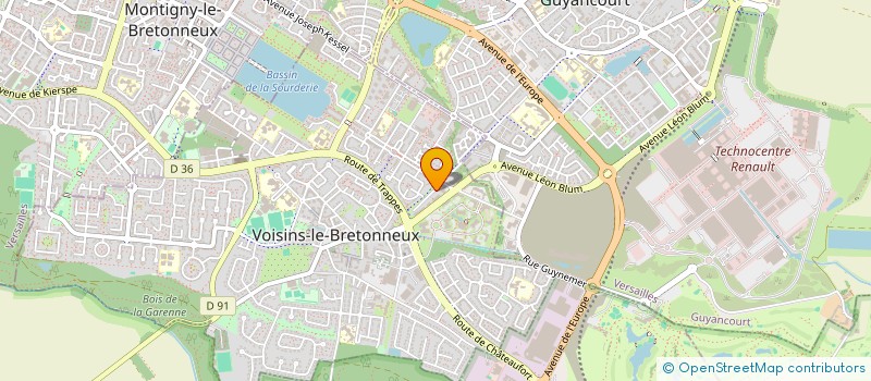 localisation de l'entreprise FULL SERVICES à VOISINS-LE-BRETONNEUX