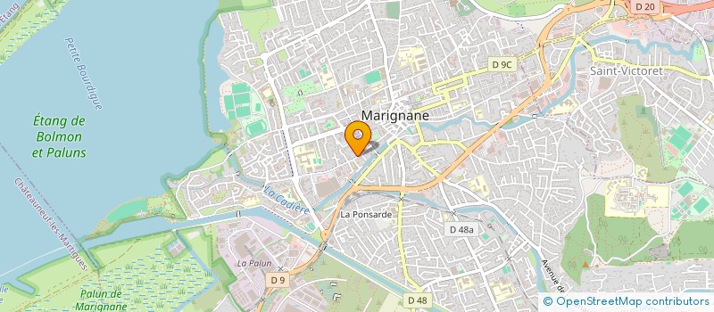 localisation de l'entreprise FULL SERVICES à MARIGNANE