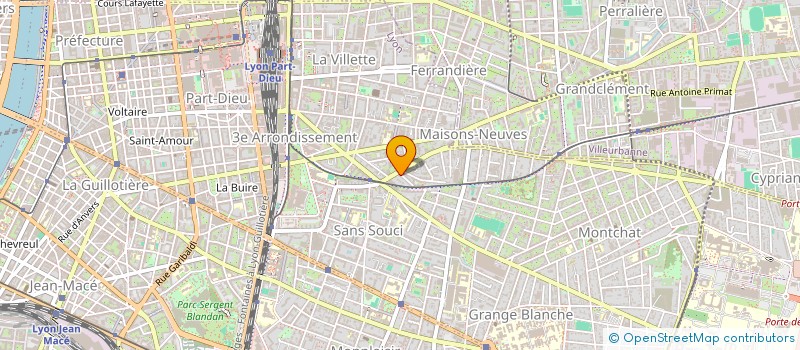 localisation de l'entreprise FULL SET à LYON