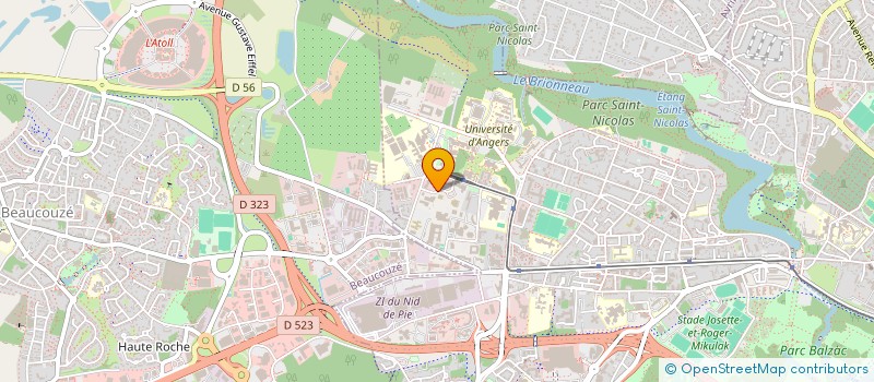 localisation de l'entreprise FULL SPEED AUTOMATION à ANGERS