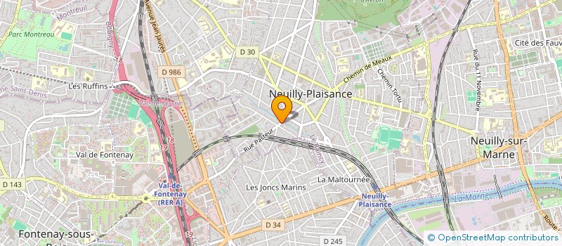localisation de l'entreprise FULL SYNERGY à NEUILLY-PLAISANCE