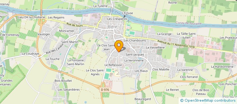 localisation de l'entreprise FULL-TEAM  BLERE