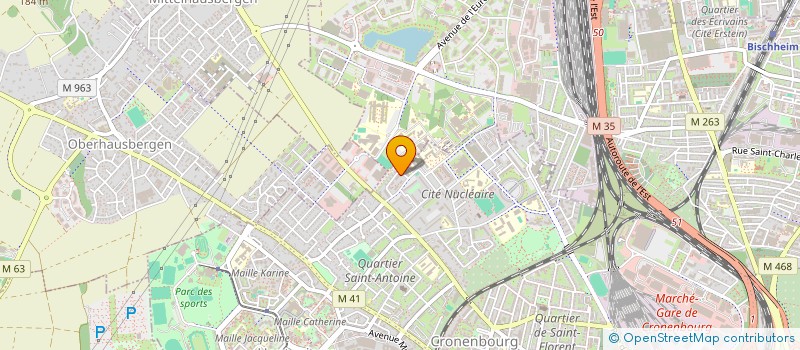 localisation de l'entreprise FULL TEX à STRASBOURG