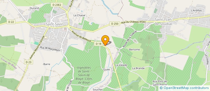 localisation de l'entreprise FULL TILT CYBER à SAINT-SAVIN