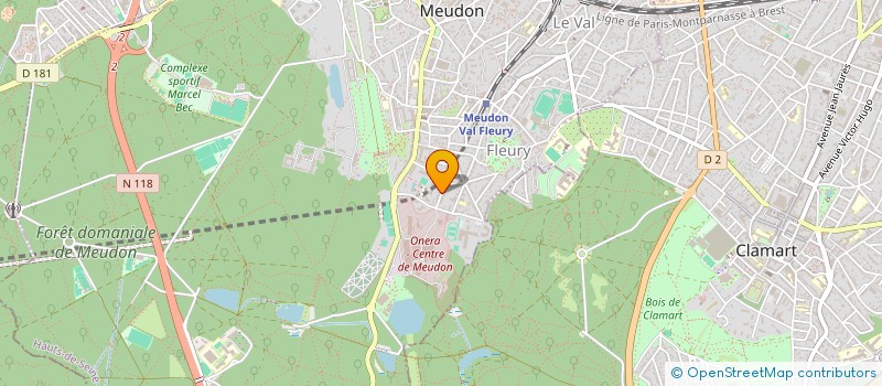 localisation de l'entreprise FULL TIME EQUIVALENT CONSEIL à MEUDON