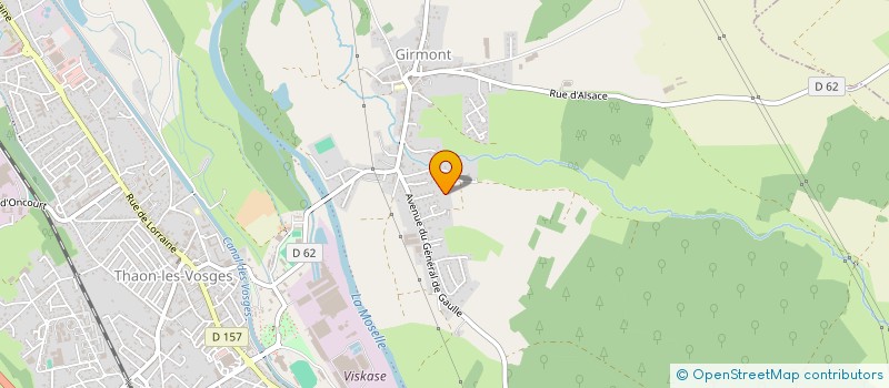 localisation de l'entreprise FULL TRANSPORTS  THAON-LES-VOSGES