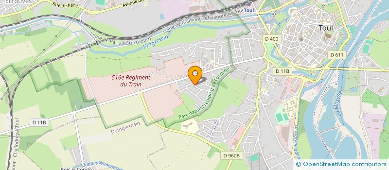 localisation de l'entreprise FULL  WEB  ECROUVES