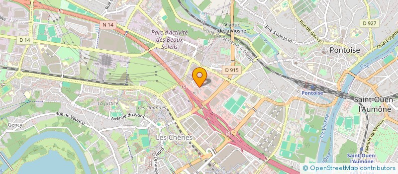 localisation de l'entreprise FULL WEB à PONTOISE