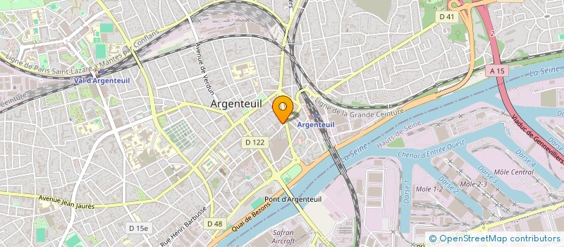 localisation de l'entreprise FULLBAT  ARGENTEUIL