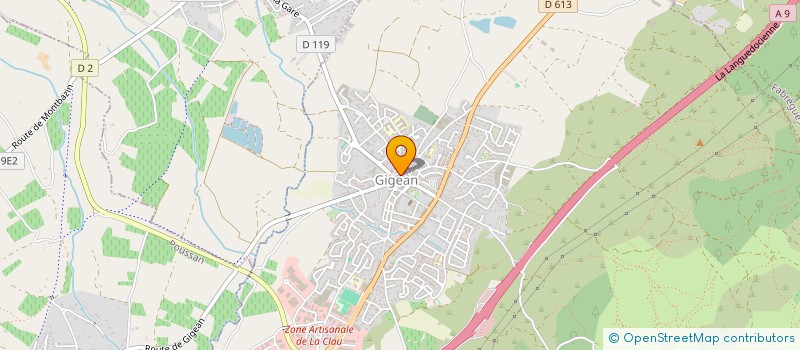 localisation de l'entreprise FULLBIZ  GIGEAN